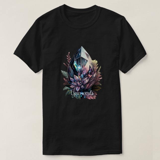 Camiseta Crie Seus Próprios Cristais Brilhantes (Frente do Design)