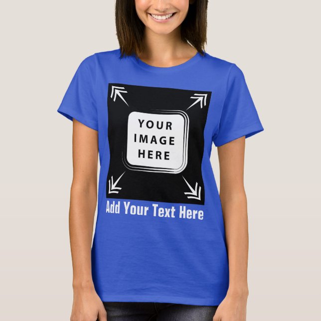 Camiseta Crie seus próprios presentes personalizados (Frente)