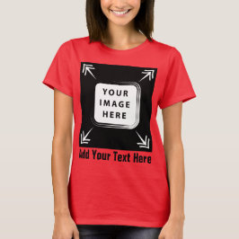 Camiseta Crie seus próprios presentes personalizados