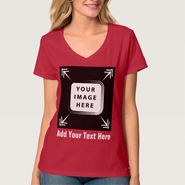 Camiseta Crie Seus Próprios presentes personalizados de Mod (Frente)