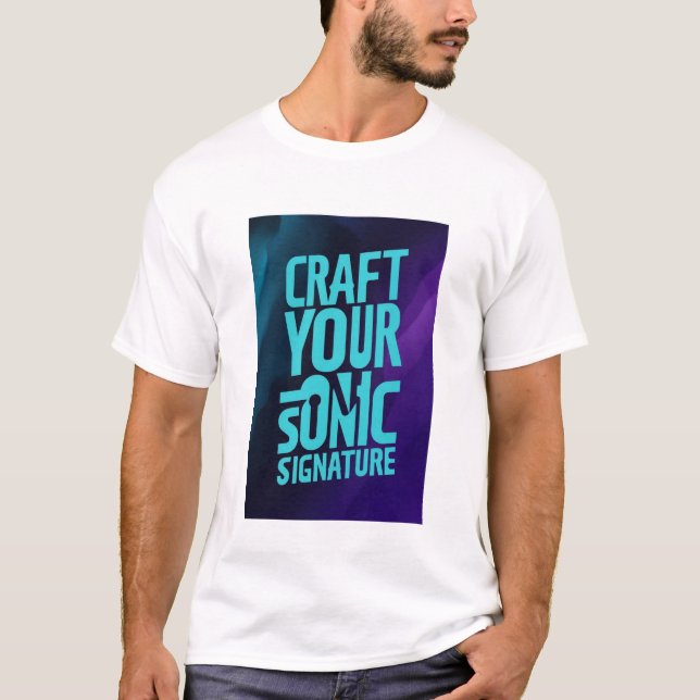 Camiseta Crie Sua Assinatura Sonora (Frente)