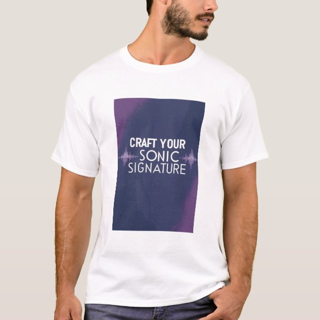 Camiseta Crie Sua Assinatura Sonora opção 2 (Frente)