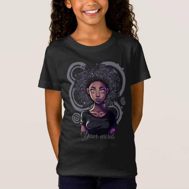 Camiseta Crie sua linda mulher negra (Frente)
