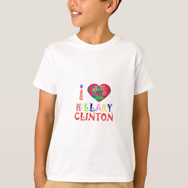 Camiseta Crie Sua Própria Citação De Amor Hillary Inspiraci (Frente)