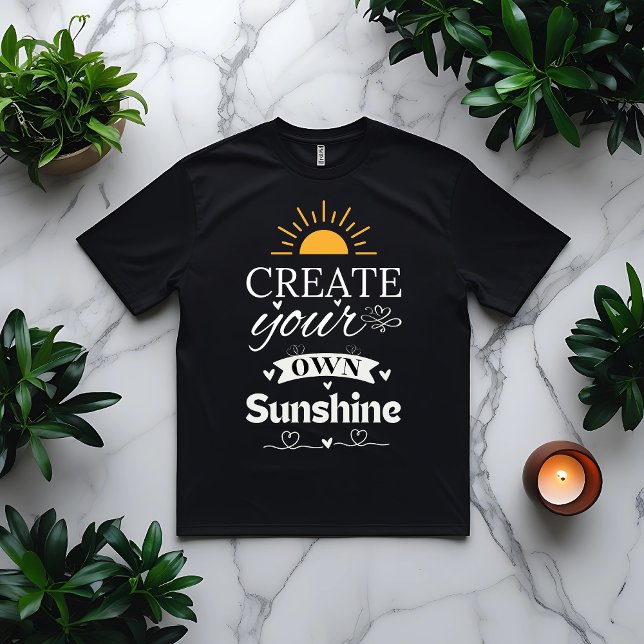Camiseta Crie sua própria citação motivacional (Criador carregado)