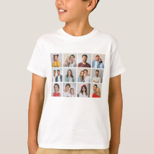 Camiseta Crie Sua Própria Colagem De Fotos 12