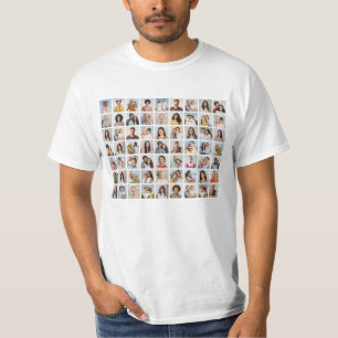 Camiseta Crie Sua Própria Colagem De Fotos 63