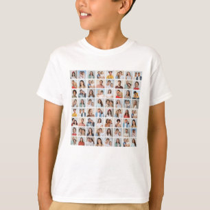 Camiseta Crie Sua Própria Colagem De Fotos 64