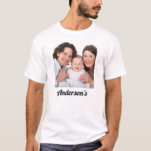 Camiseta Crie Sua Própria Família Fotografia T-Shirt