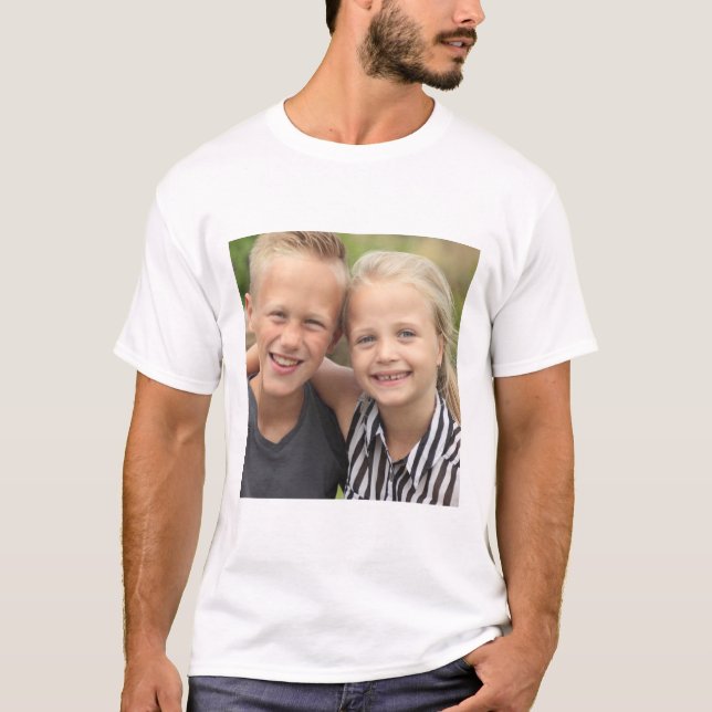 Camiseta Crie sua própria foto (Frente)