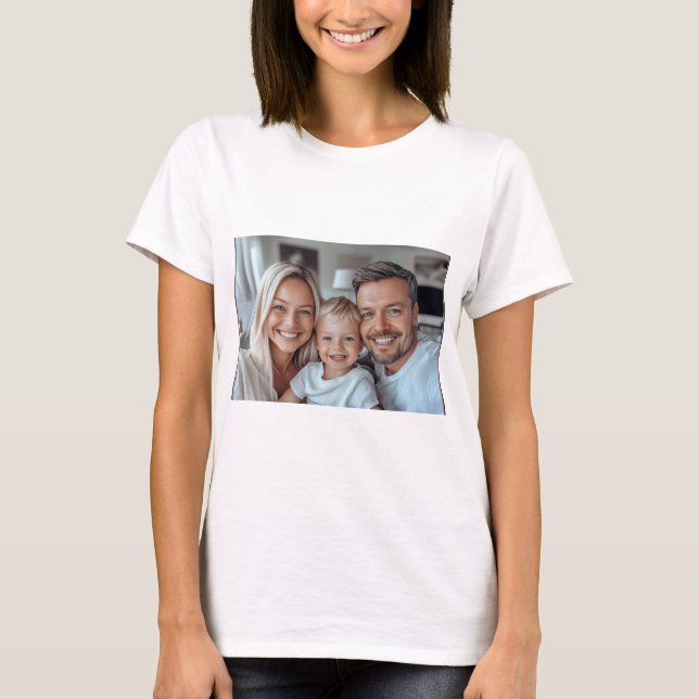 Camiseta Crie sua própria foto (Frente)