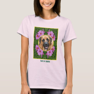 Camiseta Crie Sua Própria Foto de Animal de Estimação com F