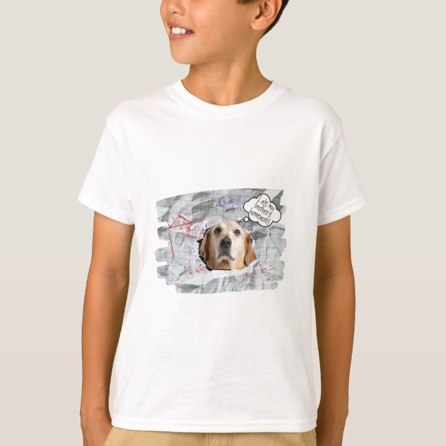 Camiseta Crie sua própria foto de Pet e texto engraçado per (Frente)
