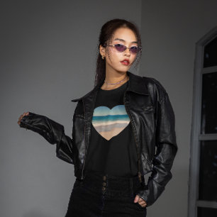 Camiseta Crie Sua Própria Foto em Forma de Coração