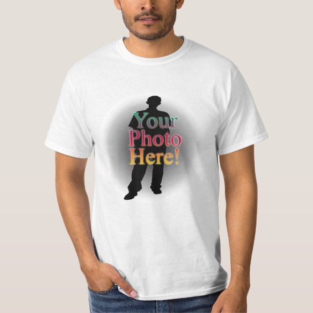 Camiseta Crie sua própria foto personalizada personalizada (Frente)