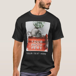 Camiseta Crie Sua Própria Fotografia E Texto Personalizado