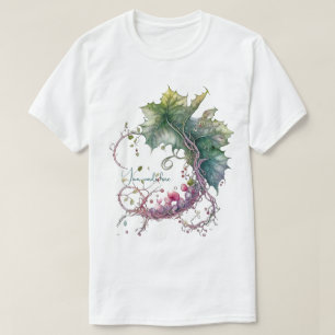 Camiseta Crie Sua Própria Grinalda de Videira Lunar