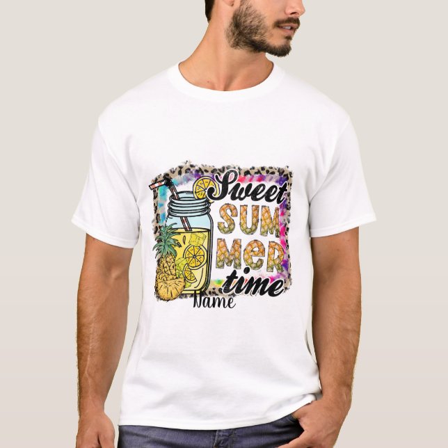 Camiseta Crie sua própria hora de verão doce (Frente)