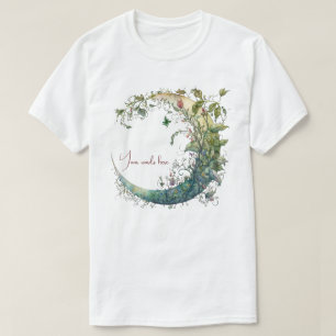 Camiseta Crie Sua Própria Lua Floral Boho