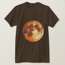 Camiseta Crie Sua Própria Lua Laranja Mística
