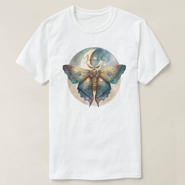 Camiseta Crie sua própria Lua Mística (Frente do Design)
