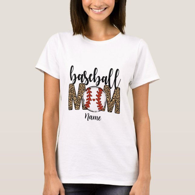 Camiseta Crie sua própria mãe de beisebol (Frente)