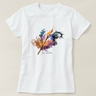 Camiseta Crie sua própria varinha de incêndio