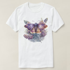 Camiseta Crie Suas Próprias Flores Silvestres de Mariposa R