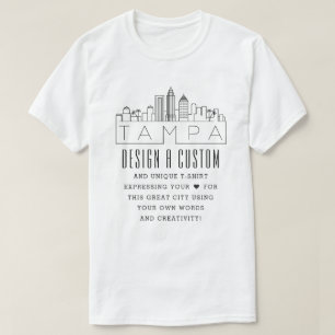 Camiseta Crie Um Tampa Personalizado, Pensamento Da Flórid