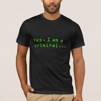 Camiseta Crime da curiosidade