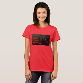 Camiseta CRIME REAL VERMELHO T para MULHERES