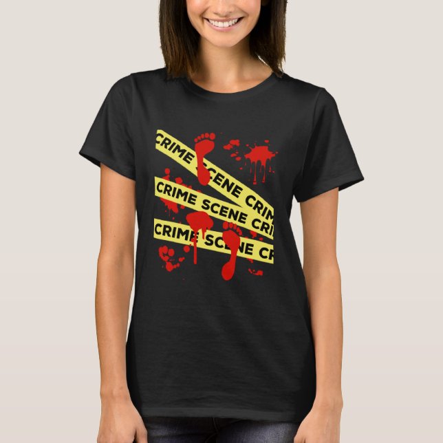 Camiseta Crime Scene Investigation Tape (Frente)