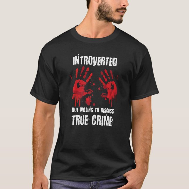 Camiseta Crime verdadeiro (Frente)