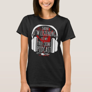 Camiseta Crime Verdadeiro Shhh, estou ouvindo meu Pó do Cri