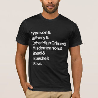 Camiseta Crimes Graves & Delitos Menores - Impeach Bondi Bl
