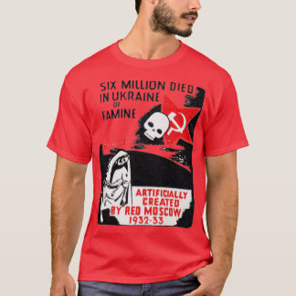 Camiseta Crimes soviéticos na Ucrânia na década de 1930