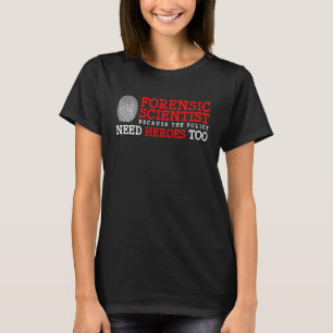 Camiseta Criminalística Medicina Legal e Ciência Forense