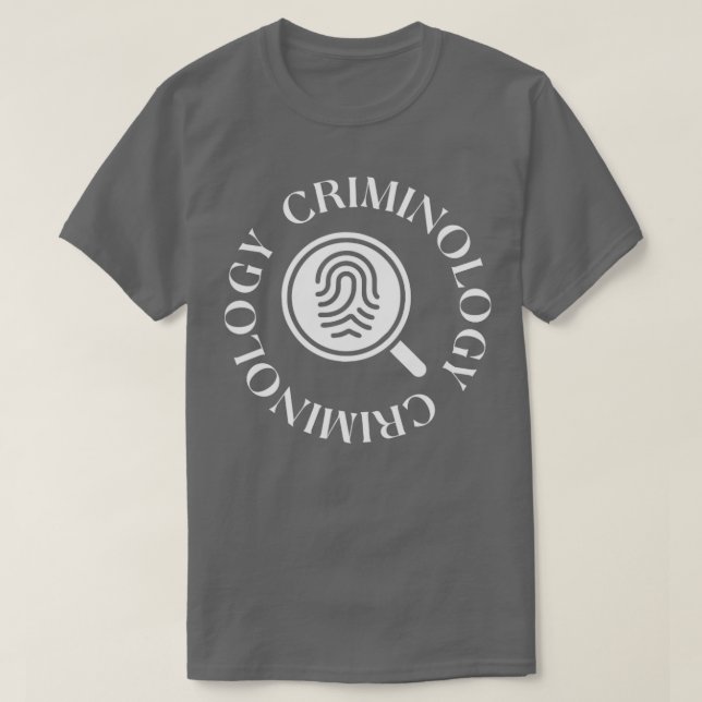 Camiseta Criminologia1 (Frente do Design)