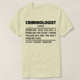 Camiseta Criminologista Noun Funny Forensator