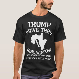 Camiseta Criminoso de Guerra Trump Crimes Assassinato Assas
