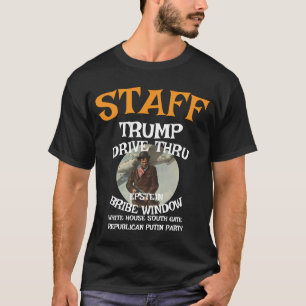 Camiseta Criminoso de Guerra Trump Crimes Assassinato Pende