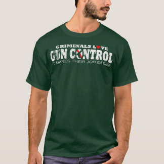 Camiseta Criminosos Adoram Arma CONROL Pro