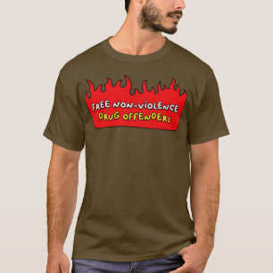 Camiseta Criminosos Gratuitos Não Violentos ACAB