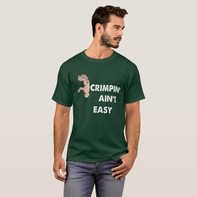 Camiseta Crimpin não é t-shirt fácil (Frente Completa)