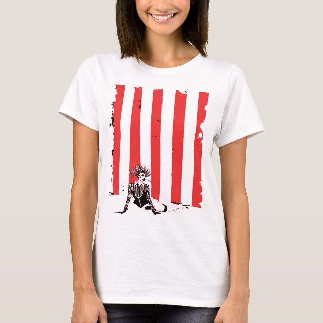 Camiseta Crimson Bars (Frente)