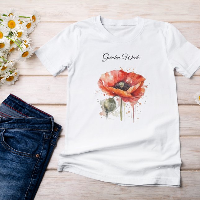 Camiseta Crimson Bloom, custom (Criador carregado)