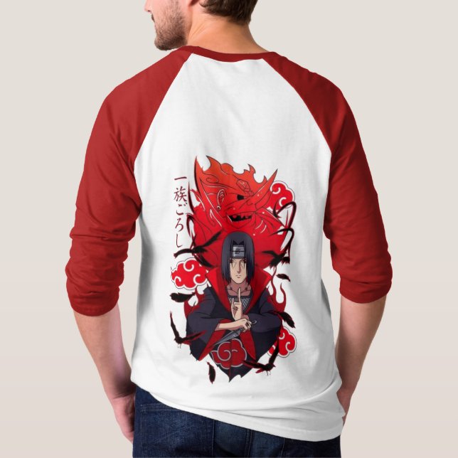 Camiseta 🌑Crimson Crow Warrior T-Shirt (Verso)