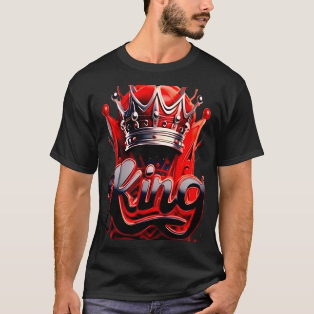 Camiseta Crimson King Silver Crown - Urban Streetwear Editi (Frente)