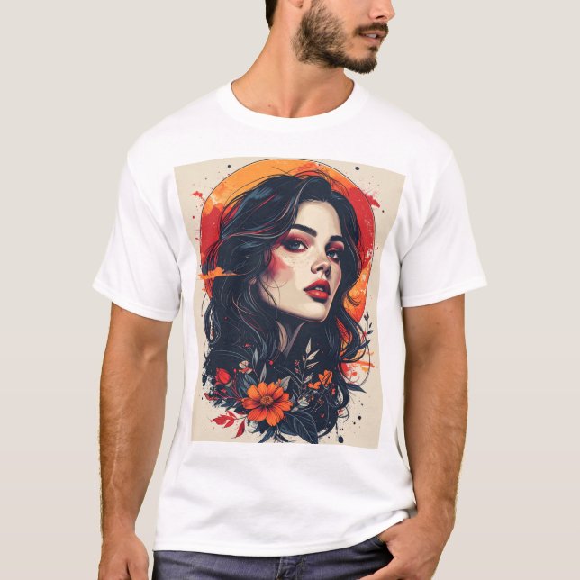 Camiseta Crimson Sunset Muse (Frente)