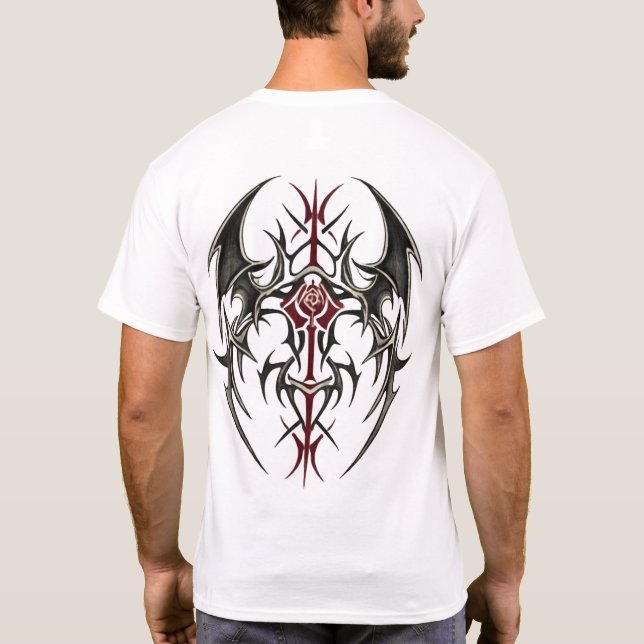 Camiseta Crimson Tribal Blade (Verso)